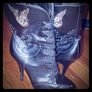 Rocawear lace up boots